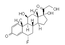 Molecular Structure of Fluprednisolone